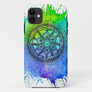Capa Para iPhone 11 Vírus Mandala Da Placa De Água