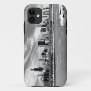Capa Para iPhone 11 Vista panorâmica da skyline de Chicago no inverno
