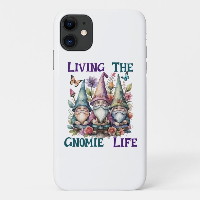Capa Para iPhone 11 Vivendo a Vida de Gnomo (Verso)