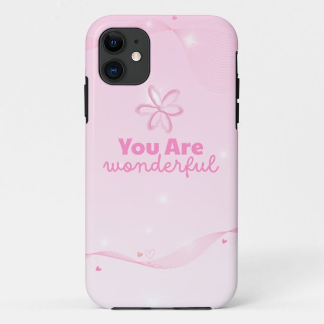 Capa Para iPhone 11 você é maravilhoso capa de iphone 11. (Verso)
