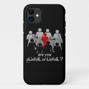 Capa Para iPhone 11 VOCÊ É O SKINFOLK OU O KINFOLK? pare com o racis
