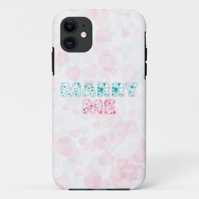 Capa Para iPhone 11 Você Me Casado? Meu coração doce (Verso)