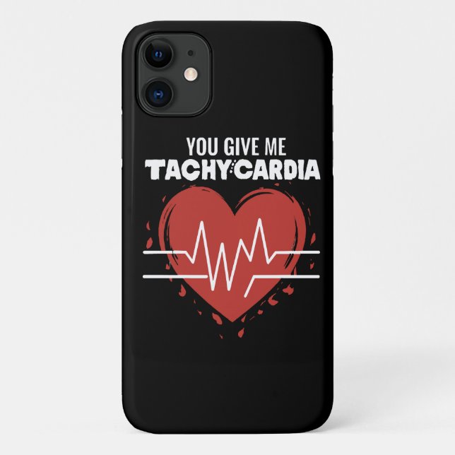 Capa Para iPhone 11 Você Me Dá Taquicardia (Verso)