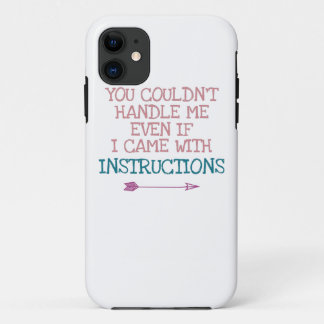 Capa Para iPhone 11 Você não conseguia me manipular com humor cruel