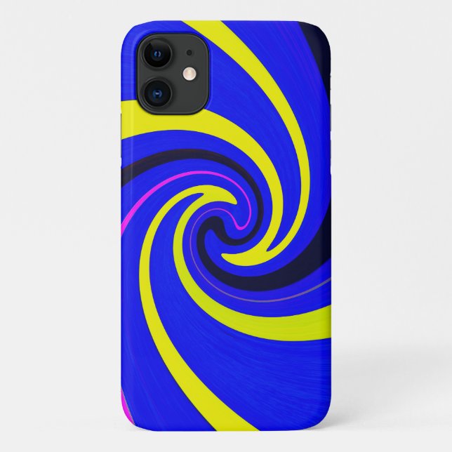 Capa Para iPhone 11 Vórtice azul (Verso)