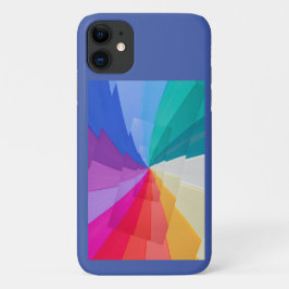 Capa Para iPhone 11 vórtice multicolorido em capa de iPhone / iPad