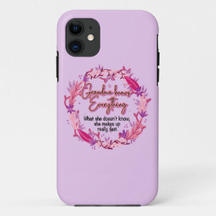 Capa Para iPhone 11 Vovó sabe tudo