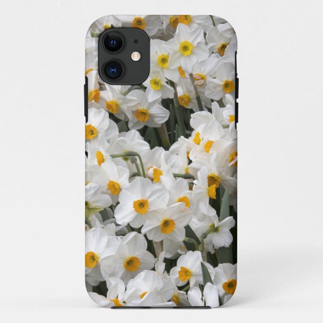 Capa Para iPhone 11 WA, Vale do Skagit, padrão de Narciso (Verso)