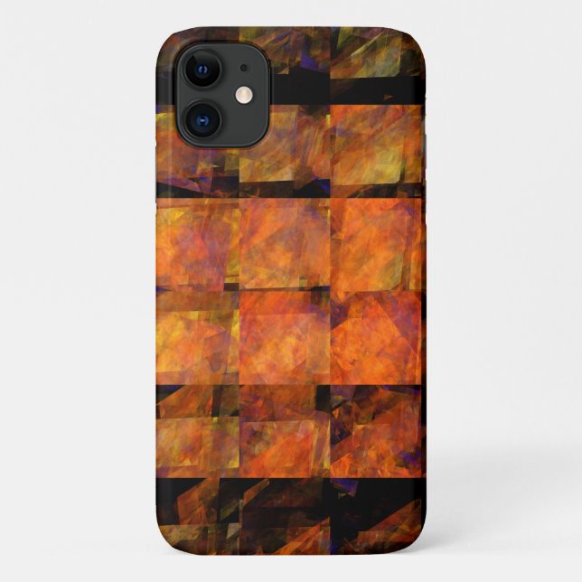 Capa Para iPhone 11 Wall Abstrato Art (Verso)