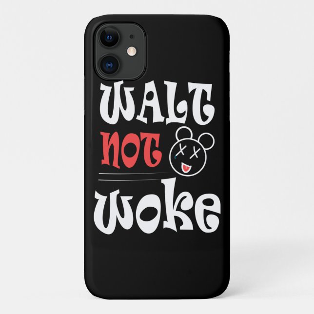 Capa Para iPhone 11 Walt Not Woke sarcastic Essential (Verso)