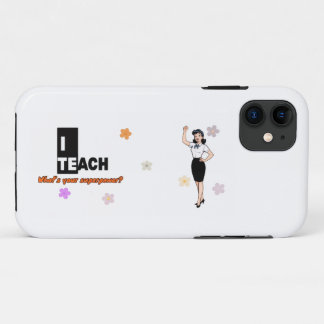 Capa Para iPhone 11 What’s Your Superpower Stickers – Teacher Gift