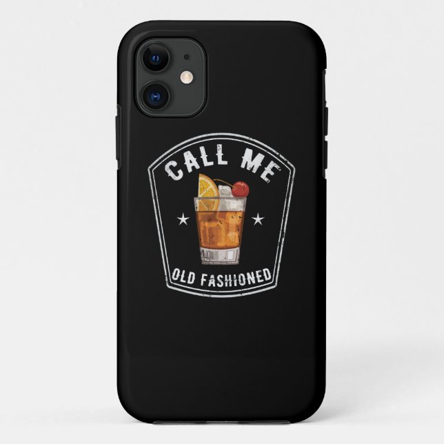 Capa Para iPhone 11 Whiskey me chama de velho moído (Verso)