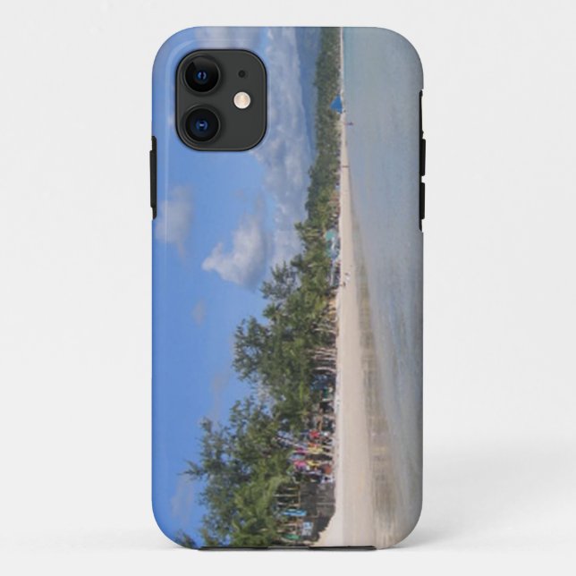 Capa Para iPhone 11 White Beach, Boracay, Filipinas (Verso)