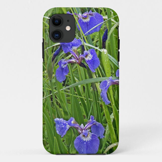 Capa Para iPhone 11 Wild Purple Iris (Verso)
