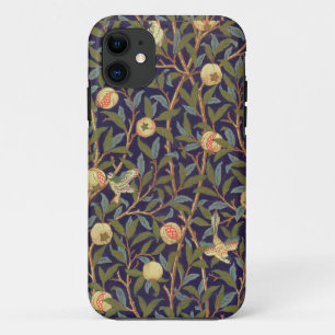 Capa Para iPhone 11 William Morris Bird E Pomegranate Vintage Art