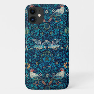 Capa Para iPhone 11 William Morris Birds Art Nouveau Padrão Floral