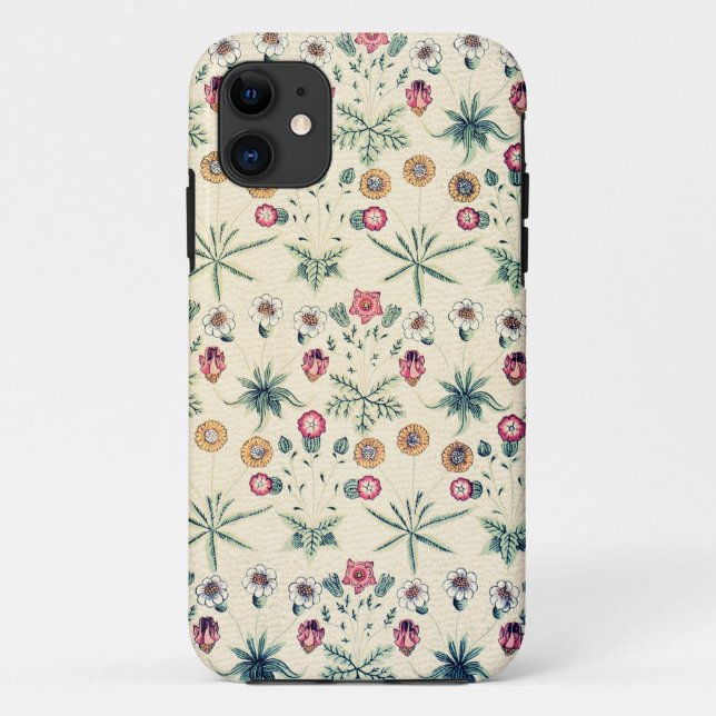 Capa Para iPhone 11 William Morris Daisy Wallpaper (Verso)