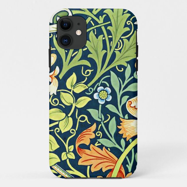 Capa Para iPhone 11 William Morris design, Compton, (Verso)