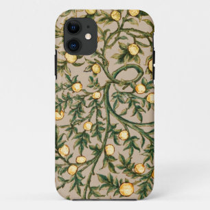 Capa Para iPhone 11 William Morris Floral Frutas Jardim Flor Clássico