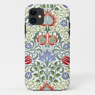 Capa Para iPhone 11 William Morris Floral Pintage Padrão