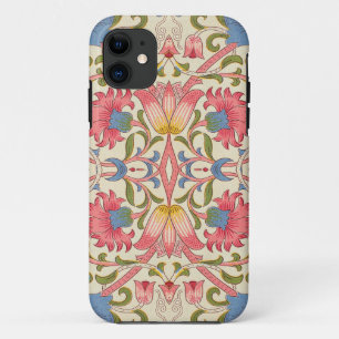 Capa Para iPhone 11 William Morris Lodden Padrão Floral Pastel