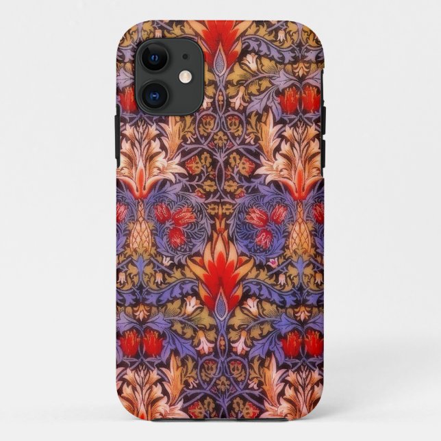 Capa Para iPhone 11 William Morris Snakeshead - Padrão Exótico (Verso)
