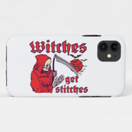 Capa Para iPhone 11 WITCHES TÊM ESTITCHES engraçados assustadores no h