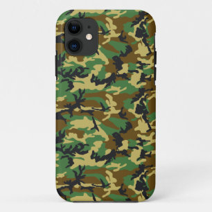 Capa Para iPhone 11 Woodland Camo Pattern