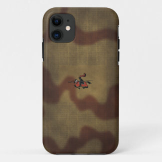 CAPA PARA iPhone 11 WW2ドイツ軍第505重戦車大隊(ダークイエロー)