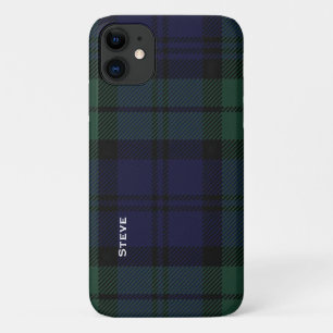 Capa Para iPhone 11 Xadrez de Tartan do Black Watch