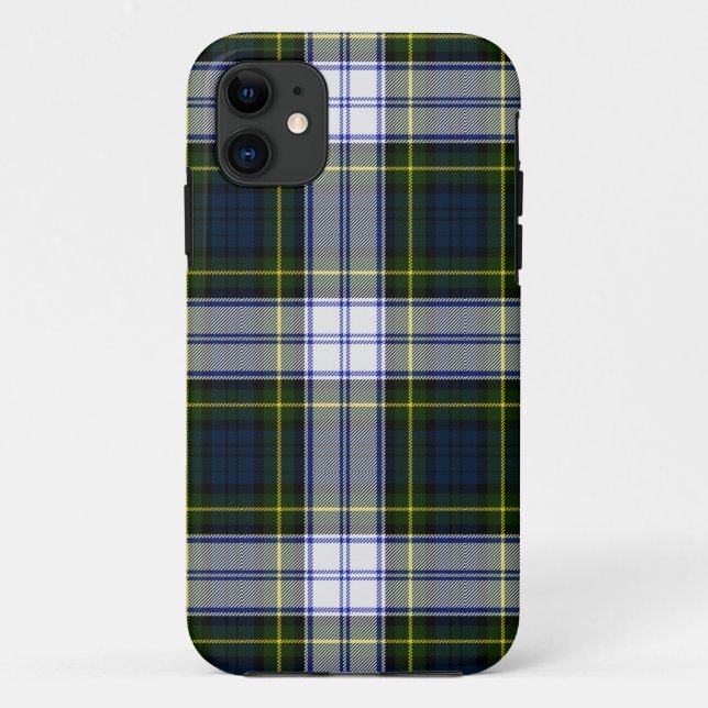 Capa Para iPhone 11 Xadrez Gordon Dress Tartan (Verso)