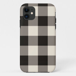 Capa Para iPhone 11 Xadrez Marrom Quadrado