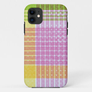 Capa Para iPhone 11 Xadrez Pastel