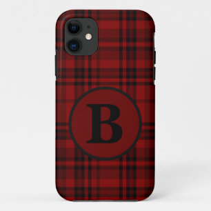 CAPA PARA iPhone 11 XADREZ VERMELHA DE FARMHOUSE GINGHAM VERMELHO