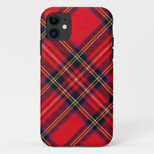 Capa Para iPhone 11 Xadrez vermelha de Stewart tartan