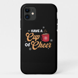 Capa Para iPhone 11 Xmas Gift Tem Uma Xícara De Saúde