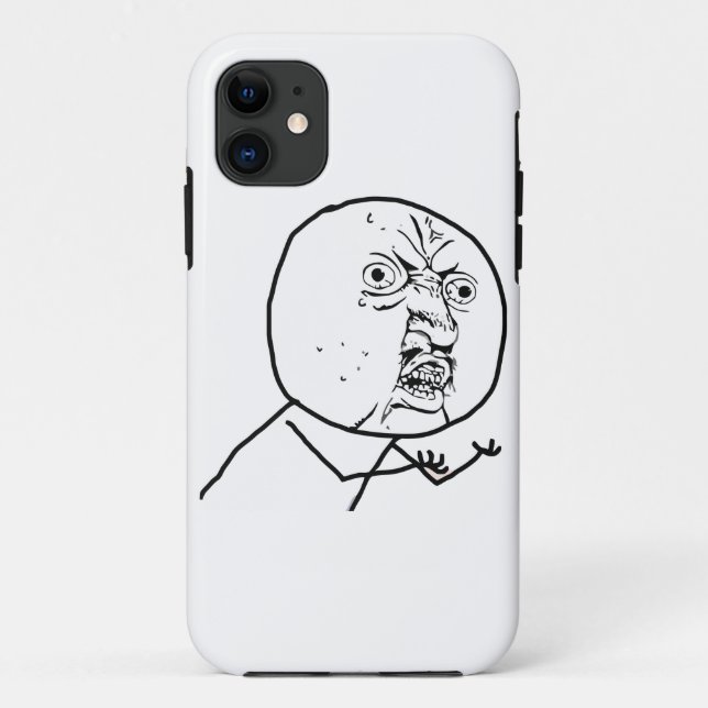 Capa Para iPhone 11 Y U NENHUM - caso do iPhone 5 (Verso)