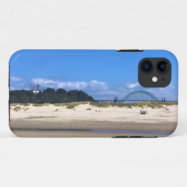 Capa Para iPhone 11 Yaquina Bay Lighthouse, Newport, Oregon (Verso (horizontal))