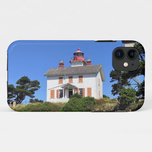 Capa Para iPhone 11 Yaquina Bay Lighthouse, Newport, Oregon (Verso (horizontal))