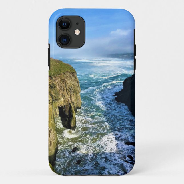 Capa Para iPhone 11 Yaquina Head Outdoor Natural Area, Oregon (Verso)
