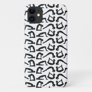 Capa Para iPhone 11 Yoga Positions Silhouettes