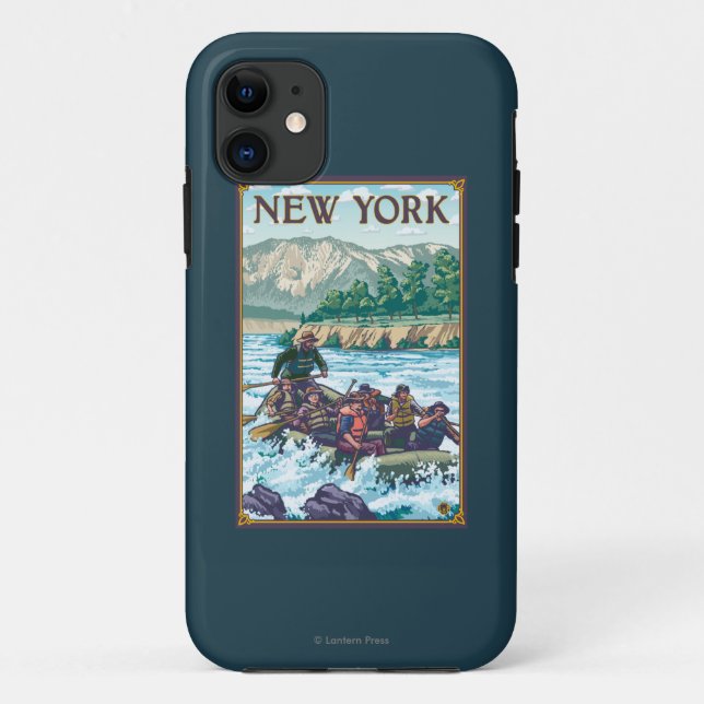 Capa Para iPhone 11 YorkRiver novo que transporta a cena (Verso)