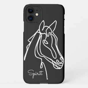 Capa Para iPhone 11 Zazzle Basic, personalizado por cavalos de arte de