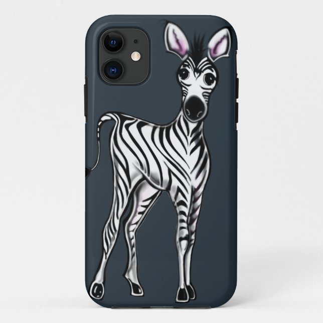 Capa Para iPhone 11 Zebra (Verso)