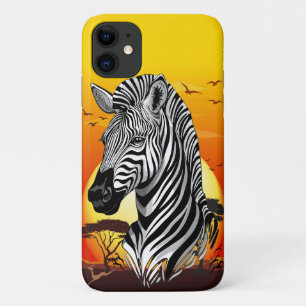 Capa Para iPhone 11 Zebra African Savanna Wild Animal