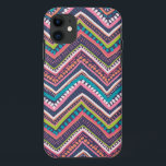 Capa Para iPhone 11 Ziguezague Chevron<br><div class="desc">Vista seu telefone neste teste padrão da viga do ziguezague do divertimento!</div>