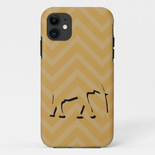 Capa Para iPhone 11 Zigzag Chevron e Elefante