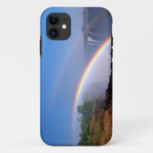 Capa Para iPhone 11 Zimbábue, Parque Nacional de Victoria Falls. Dupla