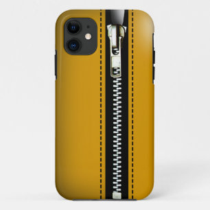 Capa Para iPhone 11 Zip It Up - Trompe L'Oeil yellow