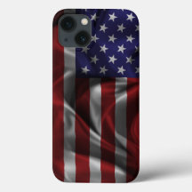 Capa para iPhone 13 com Bandeira dos Estados Unido